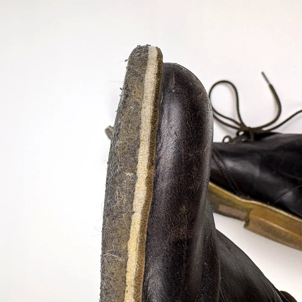 UGG Leighton‎ Chukka Boots Mens Sz 12 Chocolate Brown 3275 Sherpa Insoles
